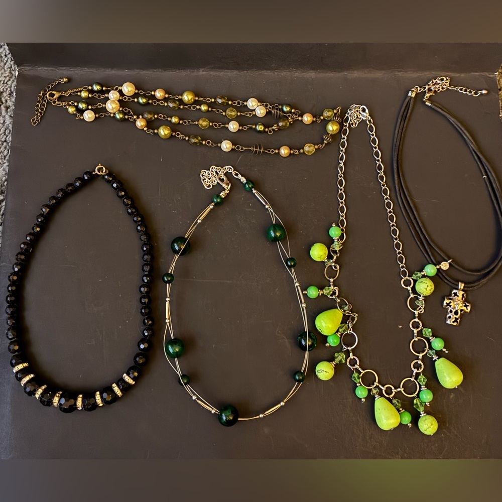 Lot of 5 Beaded Necklaces